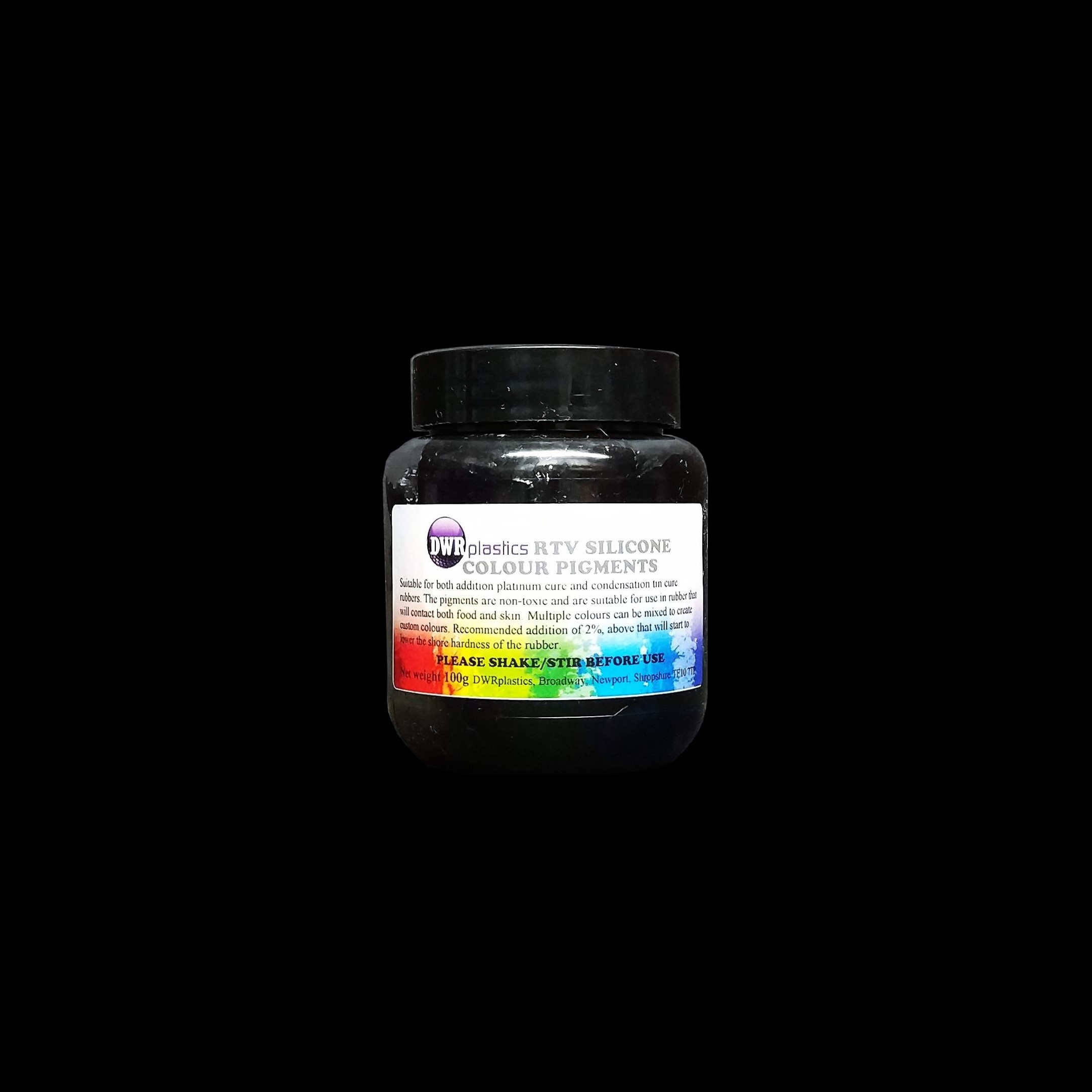 Deep Black Silicone Pigment